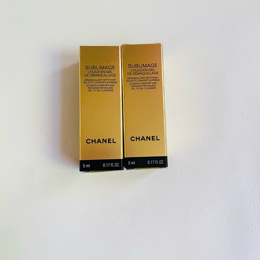 Chanel Sublimage Gel-to-Oil Cleanser Duo — Gold Packaging